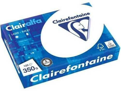 Druckerpapiere Medimax Clairefontaine Clairalfa A4 350g Weiß