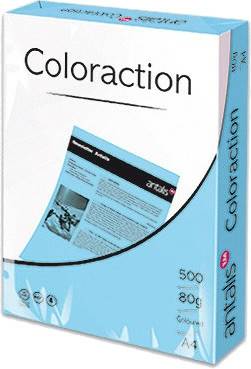 Medimax Antalis Coloraction A4 80g/qm Iceberg 500 Blatt Druckerpapiere