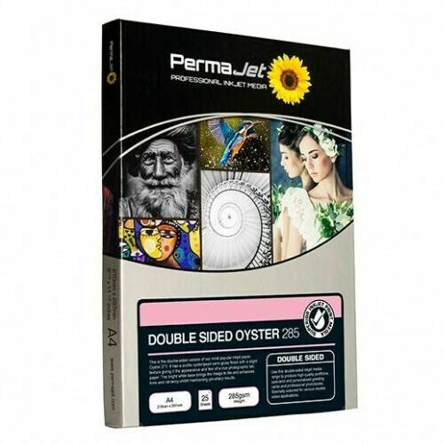 Medimax Permajet PJ51232 Double Sided Oyster 285gsm A3+ 25 Blatt Druckerpapiere